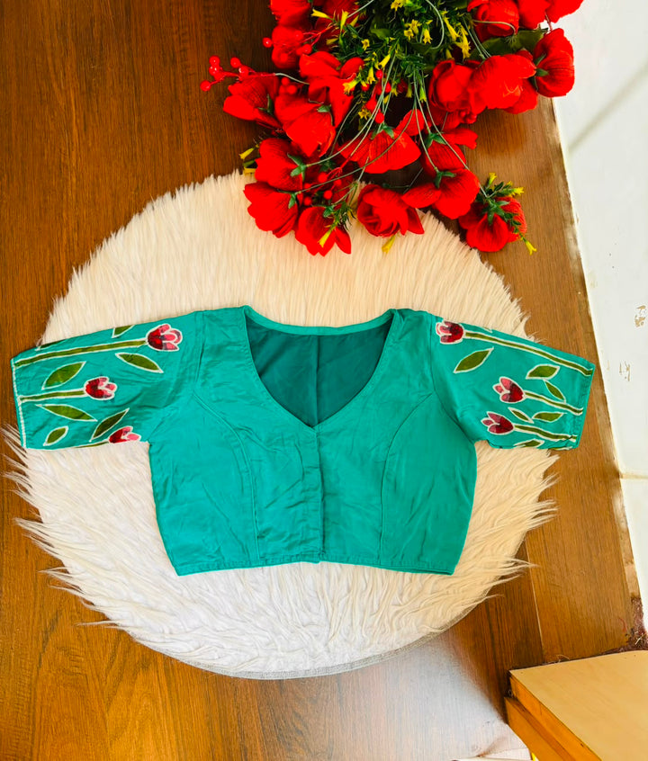 Tulip Charm Batik Blouse