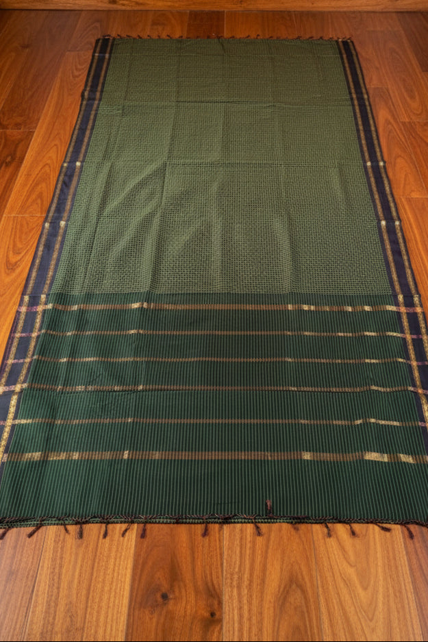 Forest Royale Cotton Saree