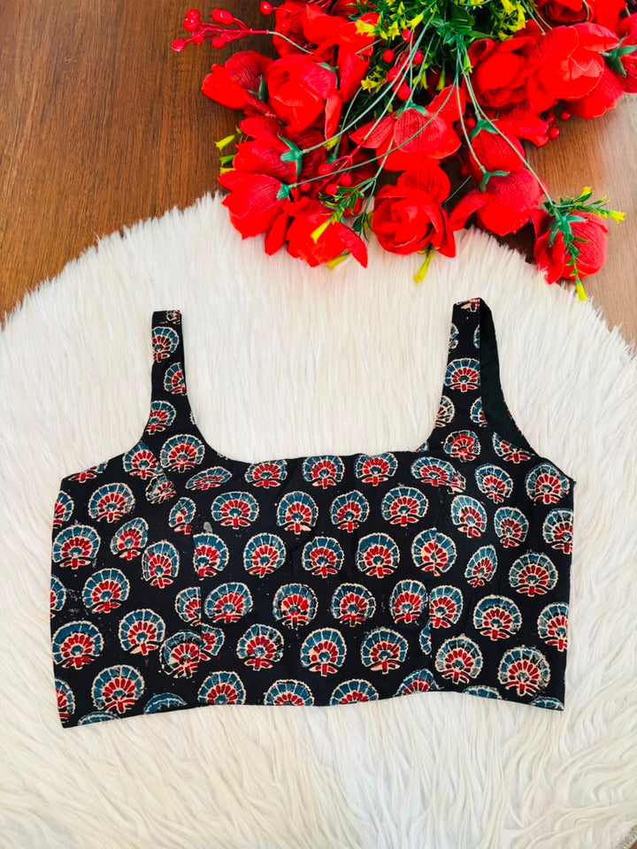 Fashion Flirt Ajrakh Print Blouse