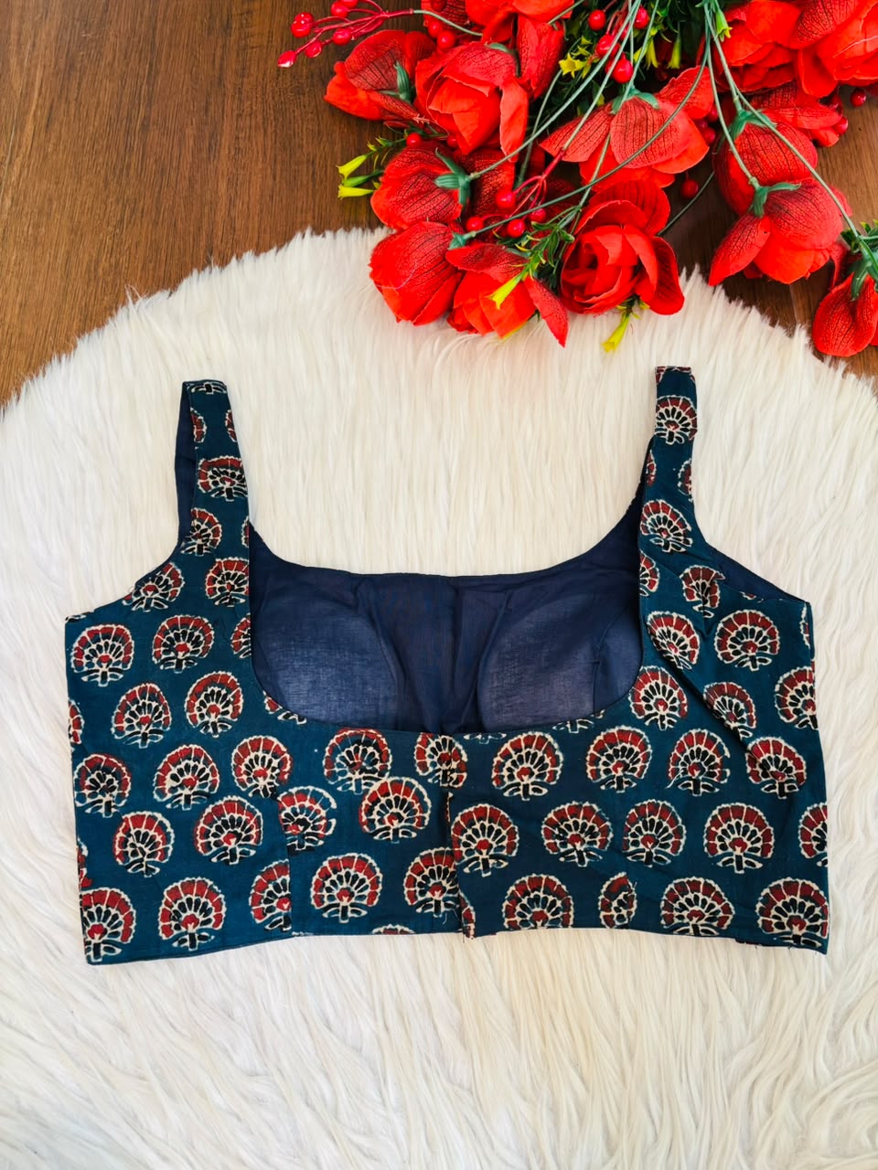 Fashion Flirt Ajrakh Print Blouse