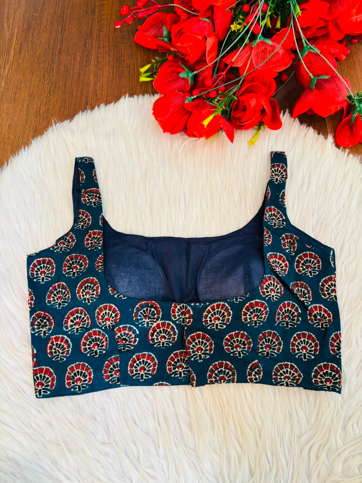 Fashion Flirt Ajrakh Print Blouse