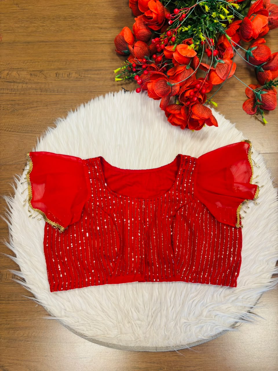 Ruffle Rush - Designer  Blouse