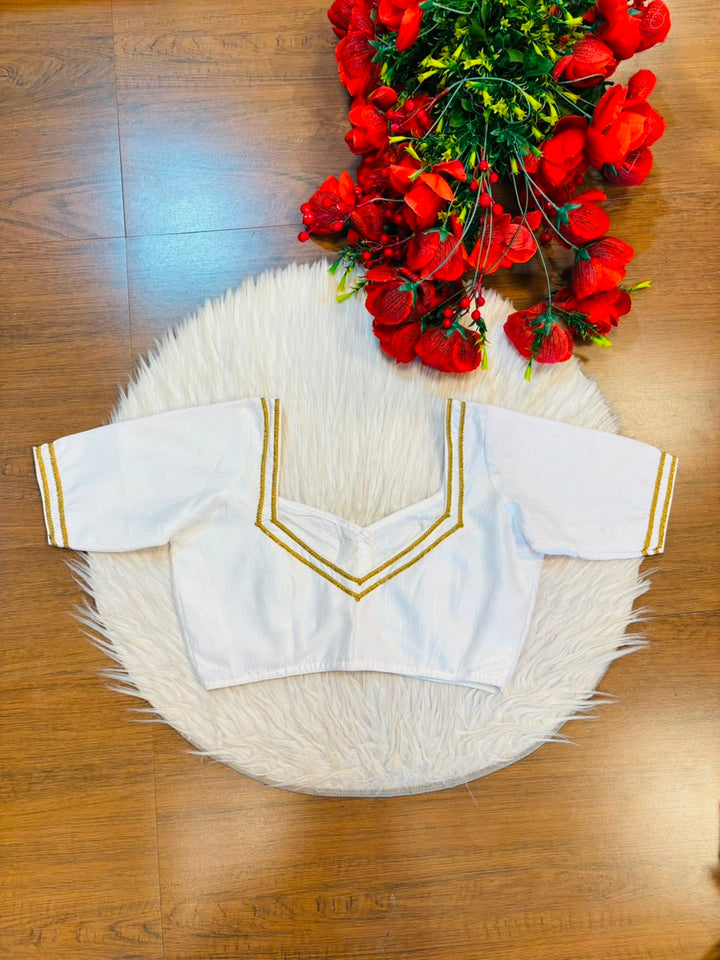 Infinite Glam Vichitra Silk Blouse
