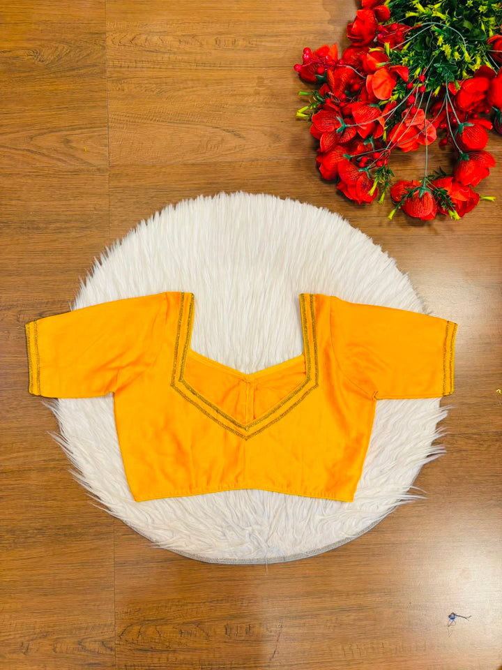 Infinite Glam Vichitra Silk Blouse