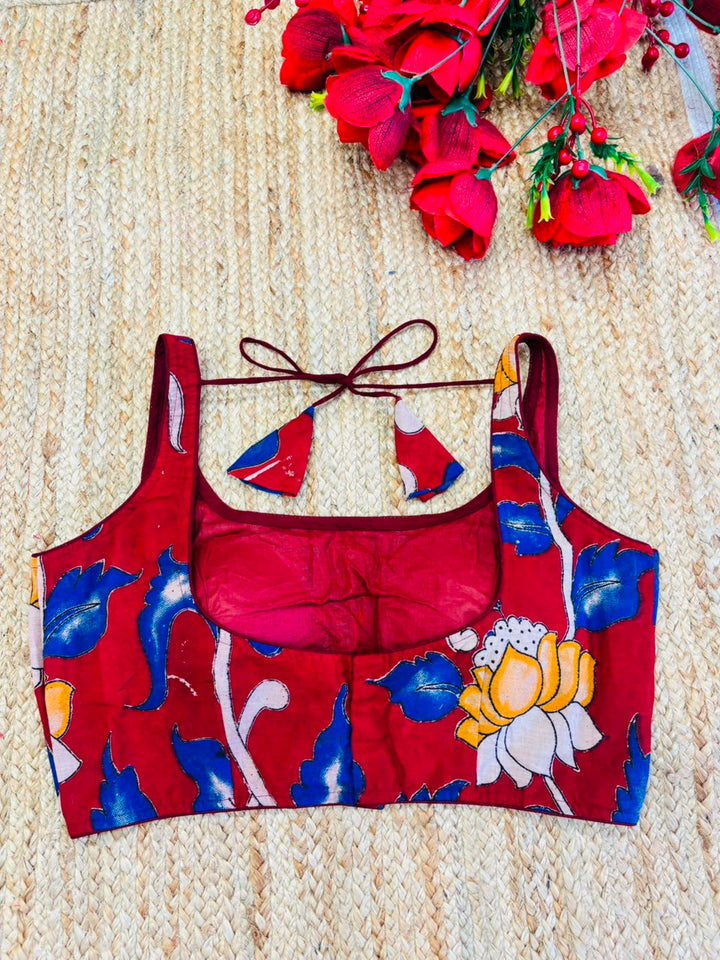 Artisan Aura kalamkari-Designer Blouse
