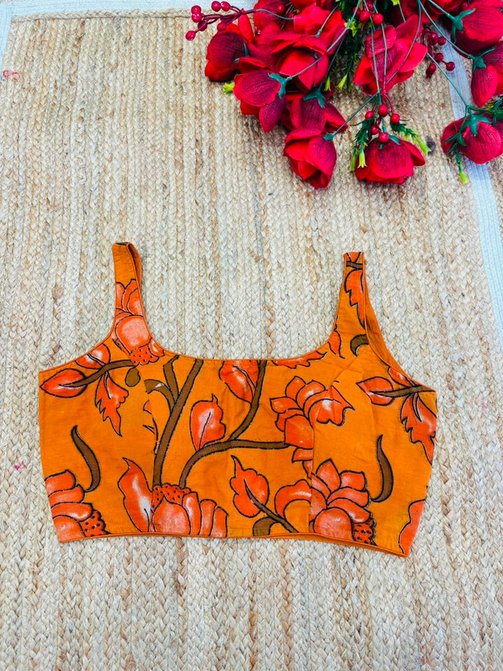 Artisan Aura kalamkari-Designer Blouse