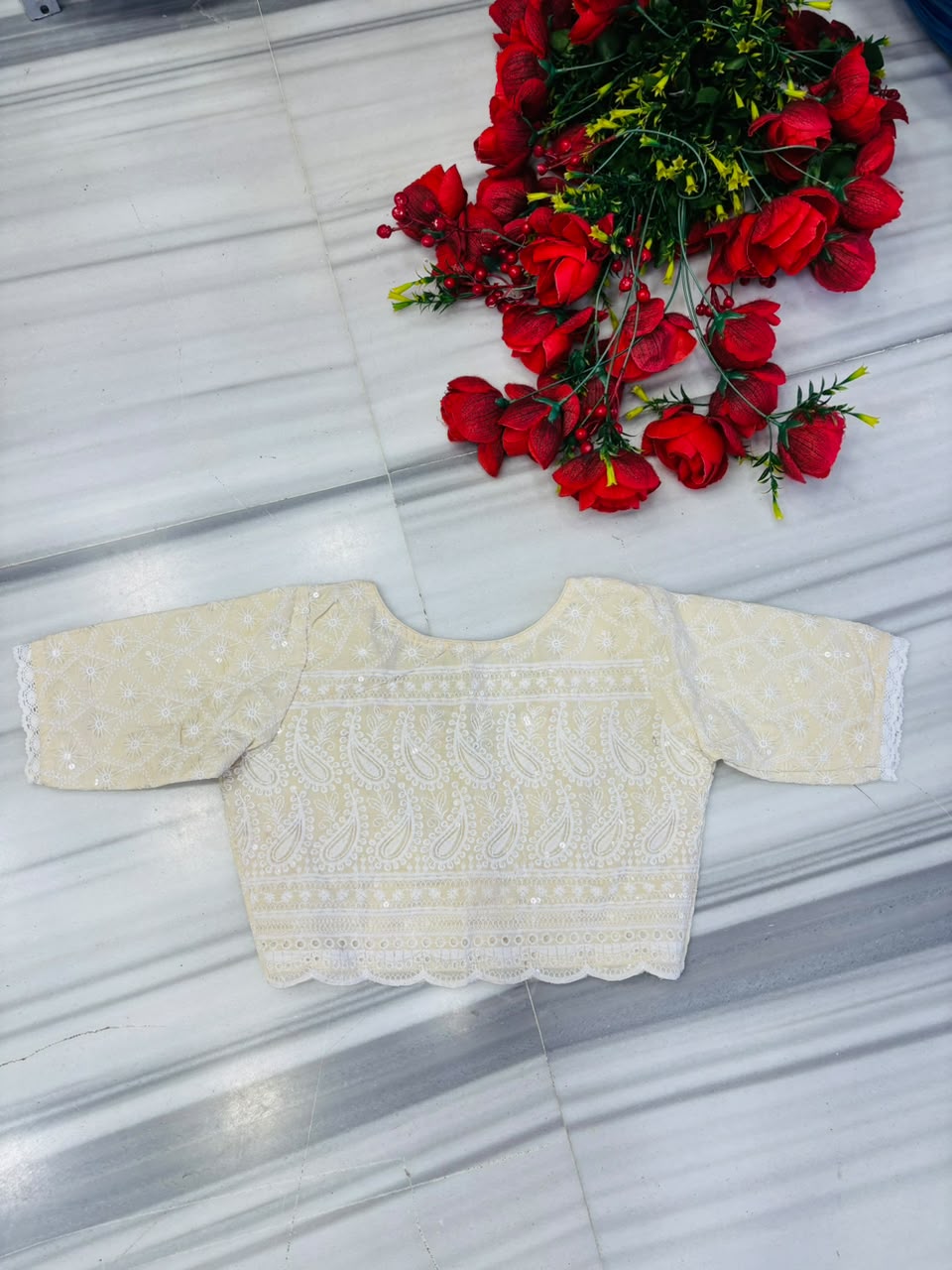 Nostalgic Grace Designer Hakoba Blouse