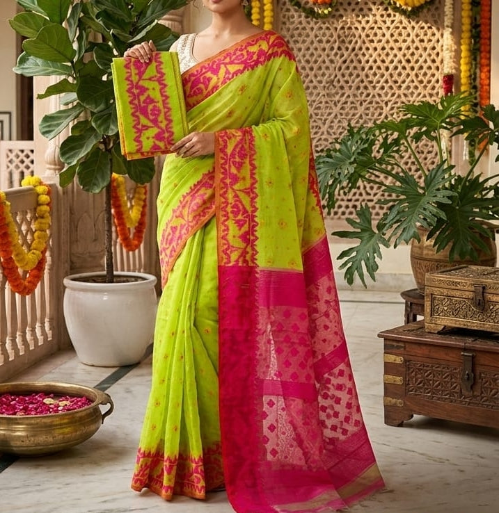Madhabilata Jamdani Saree