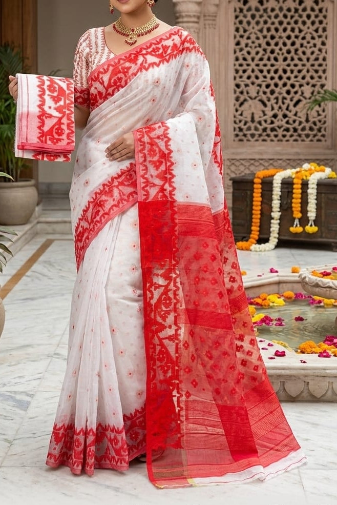 Madhabilata Jamdani Saree