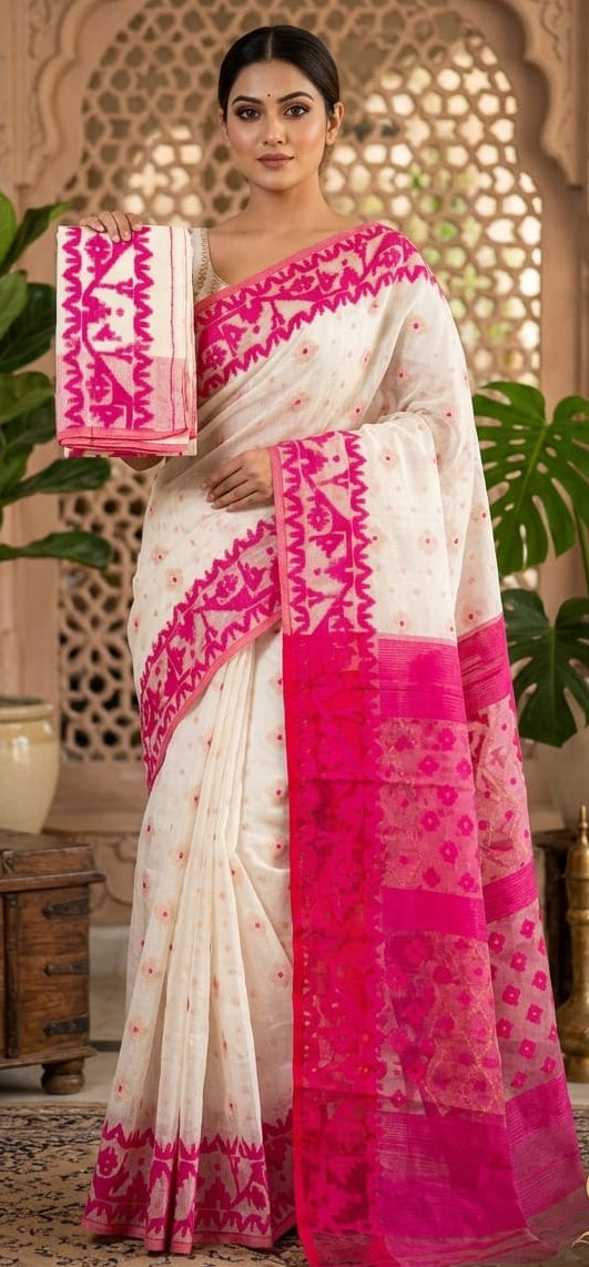 Madhabilata Jamdani Saree