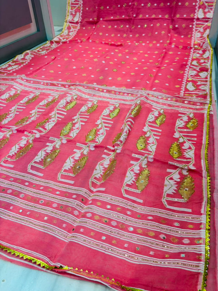 Sonar Alo  Katdana Jamdani Saree