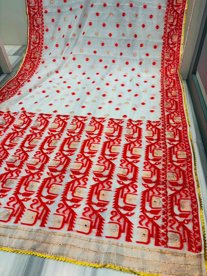 Sonar Alo  Katdana Jamdani Saree