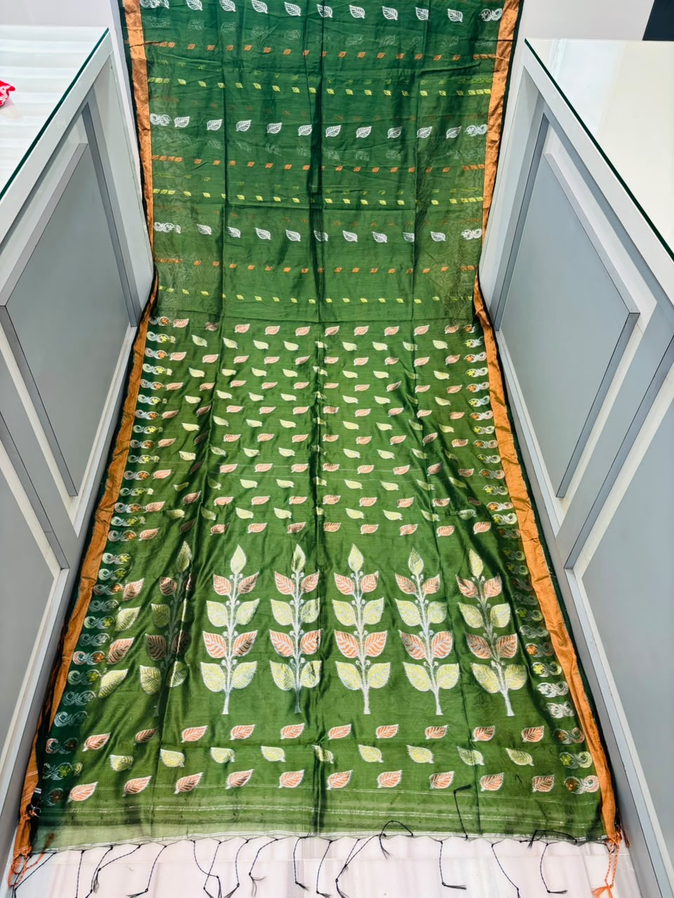 Patrachhaya - Khadi  Cotton Saree