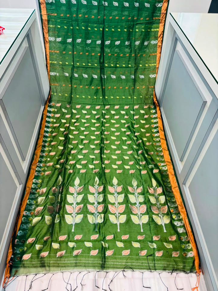 Patrachhaya - Khadi  Cotton Saree