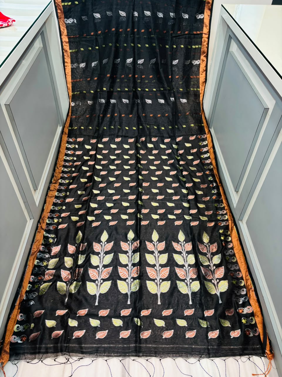 Patrachhaya - Khadi  Cotton Saree