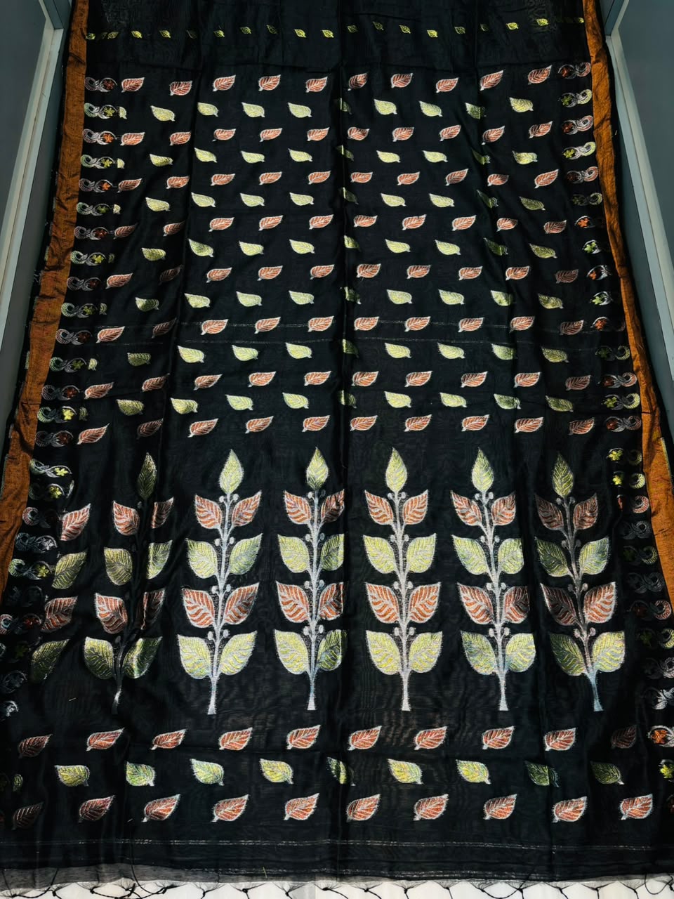 Patrachhaya - Khadi  Cotton Saree