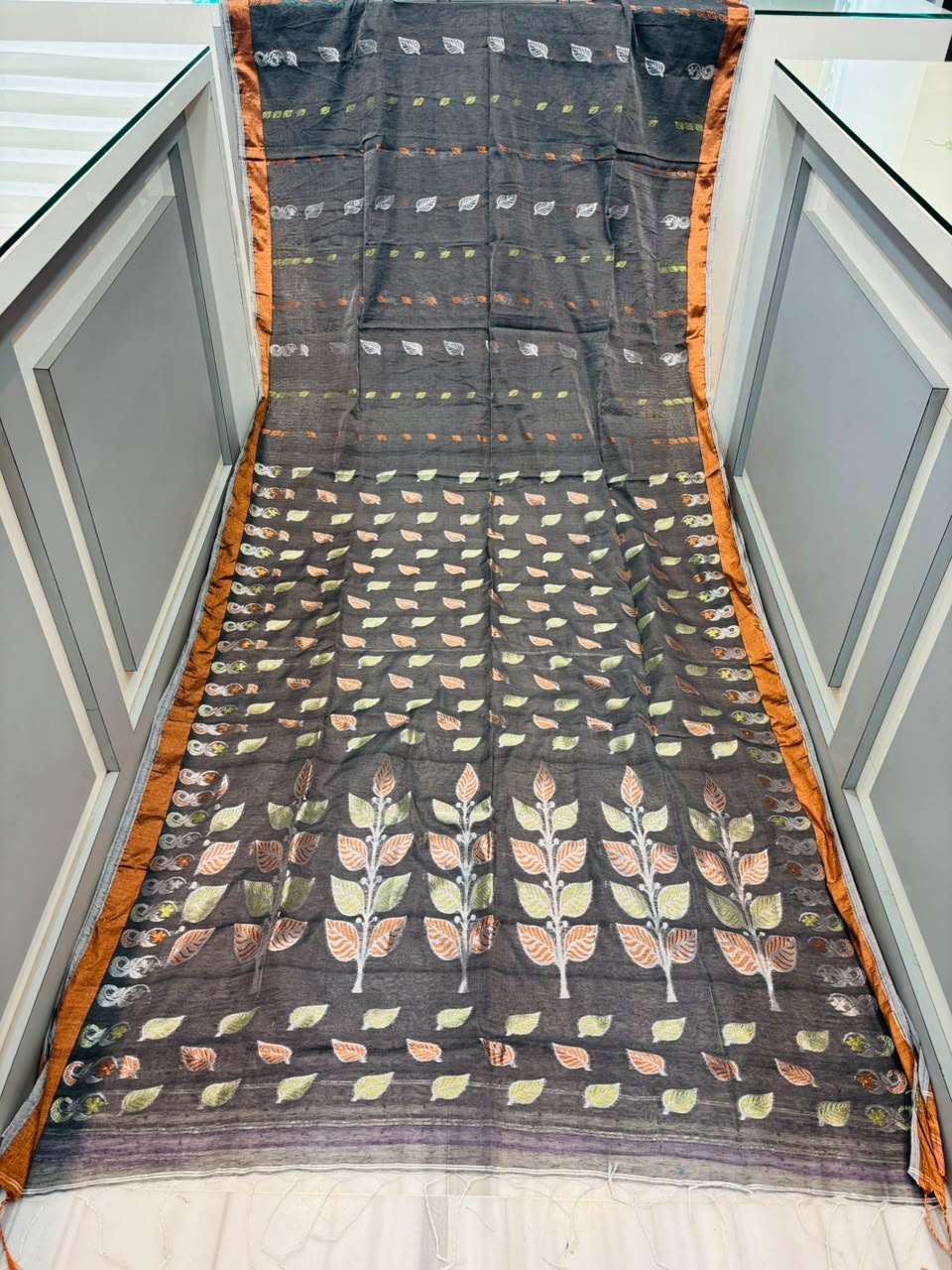 Patrachhaya - Khadi  Cotton Saree