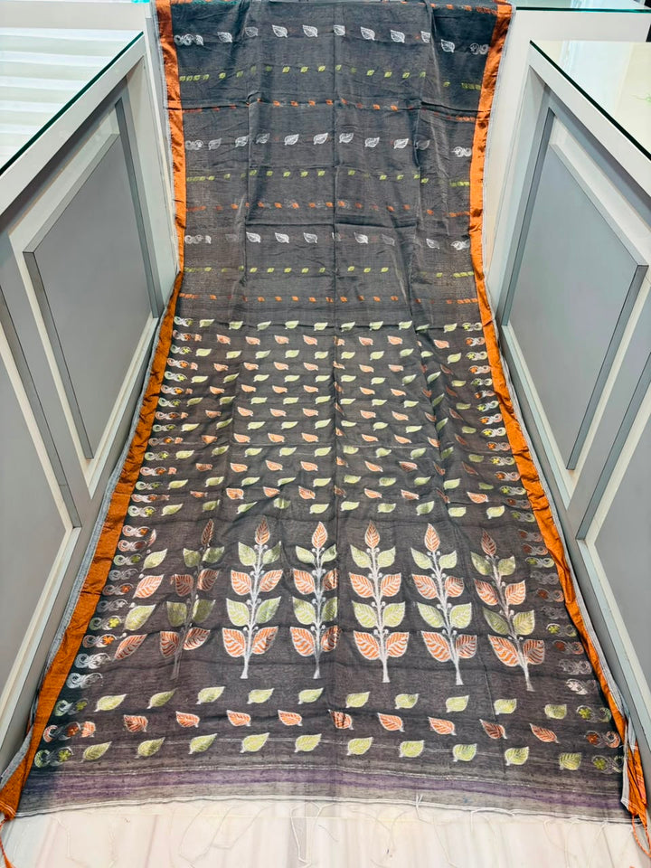 Patrachhaya - Khadi  Cotton Saree