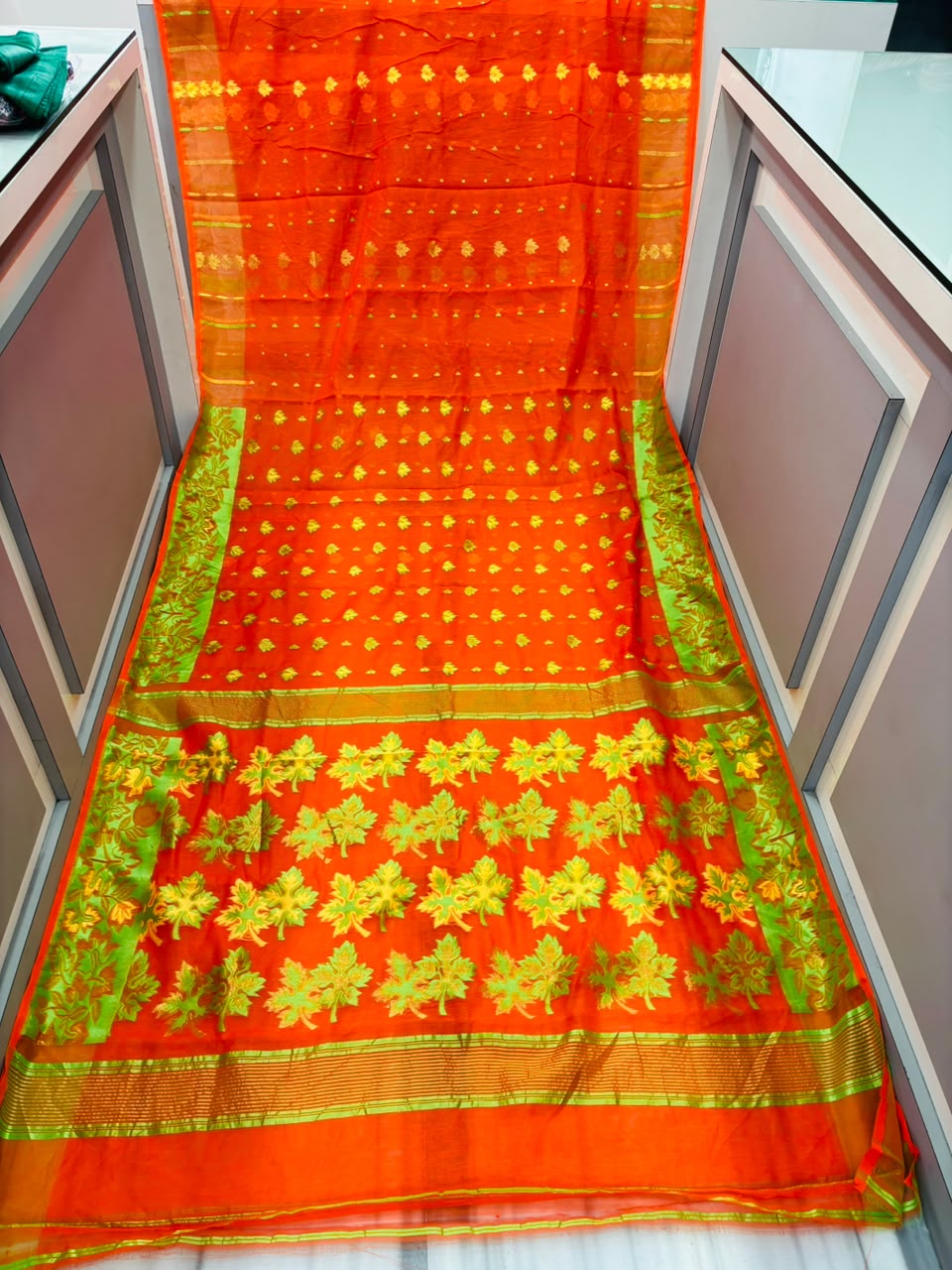 Patralikhan Dhakai Jamdani Saree