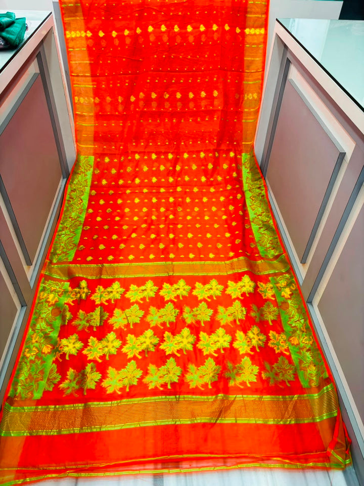 Patralikhan Dhakai Jamdani Saree