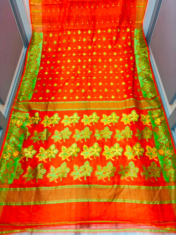 Patralikhan Dhakai Jamdani Saree