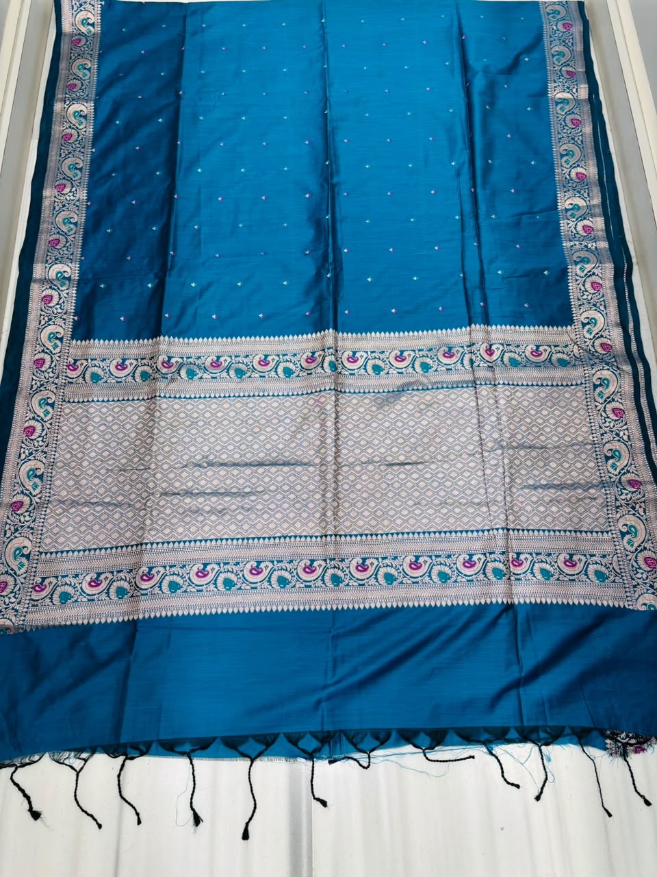 Crown of Desire - Muga Katan Silk Saree