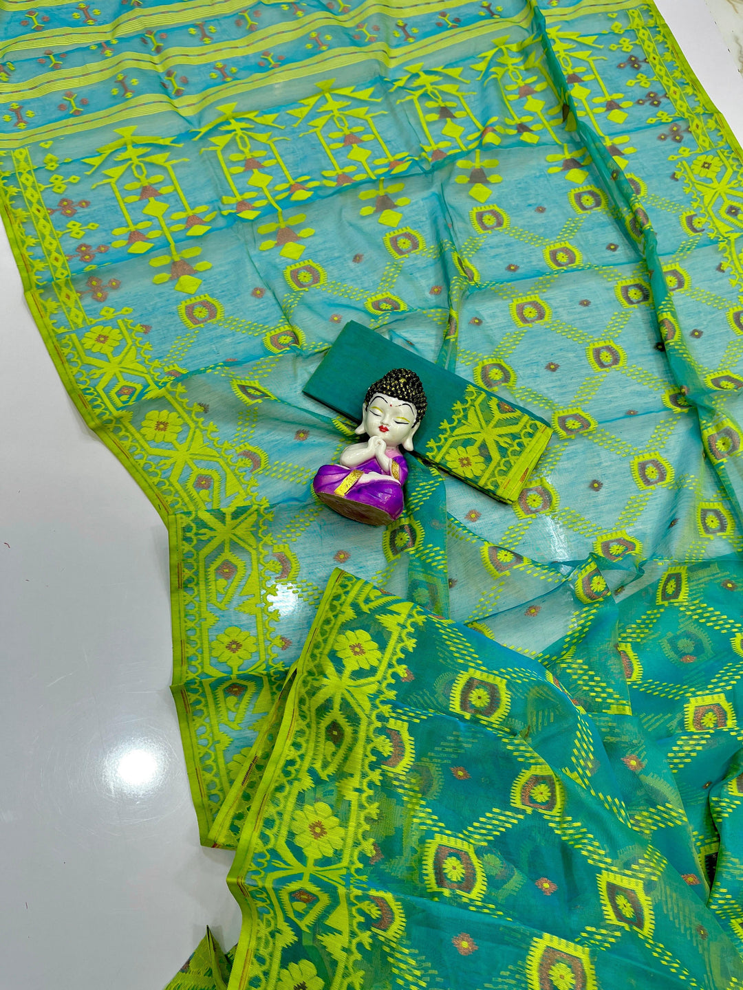 Pujar Shaj Bengal Jamdani Saree