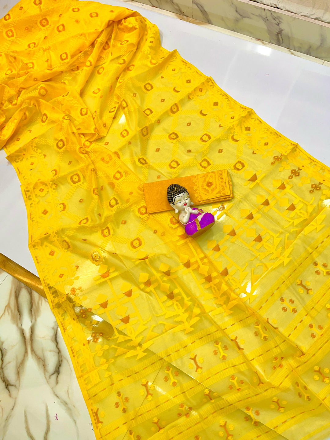 Pujar Shaj Bengal Jamdani Saree