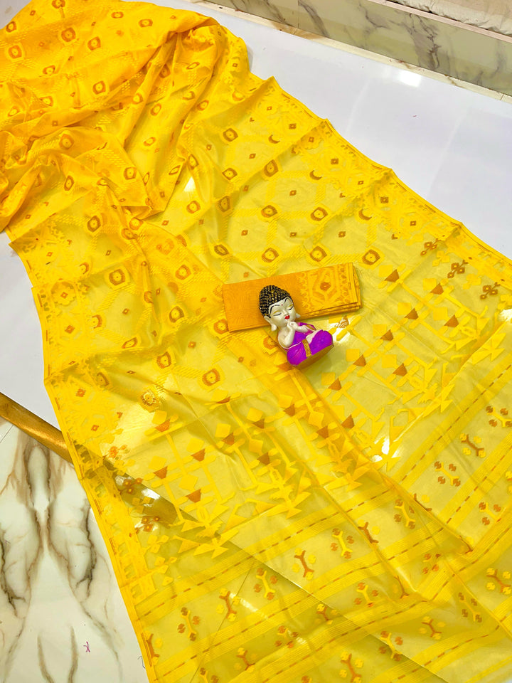 Pujar Shaj Bengal Jamdani Saree