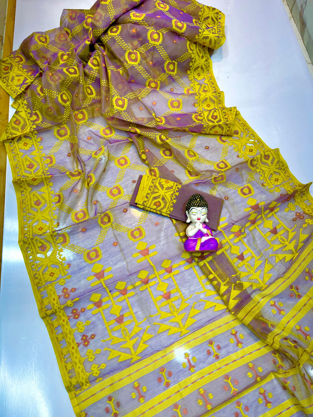 Pujar Shaj Bengal Jamdani Saree
