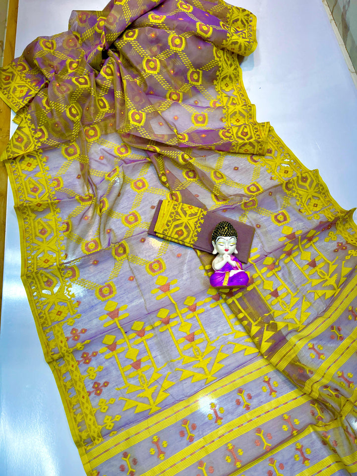 Pujar Shaj Bengal Jamdani Saree