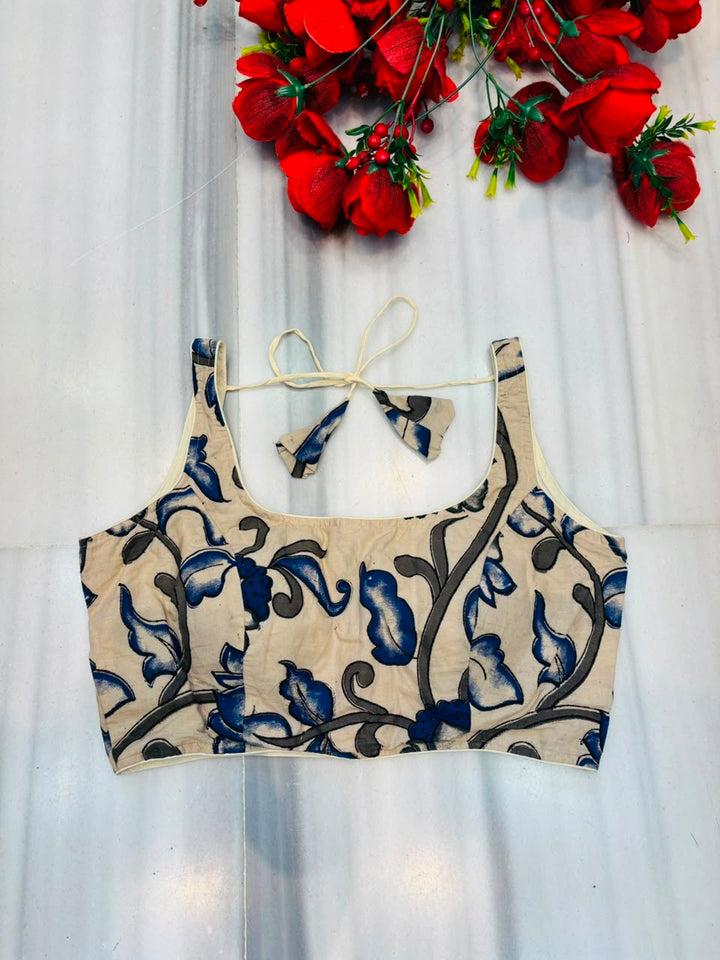 Artisan Aura kalamkari-Designer Blouse