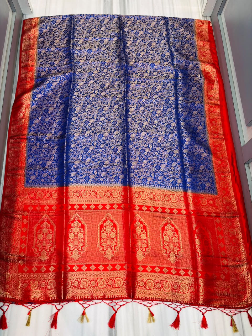 Aurelia Royale Crepe Khaddi Silk Saree