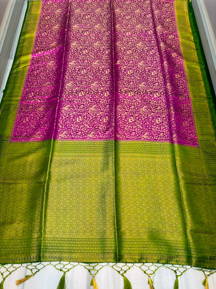 The throne You Deserve Crepe Khaddi Silk Saree