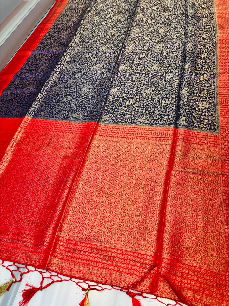 The Throne You Deserve Crepe Khaddi Silk Saree