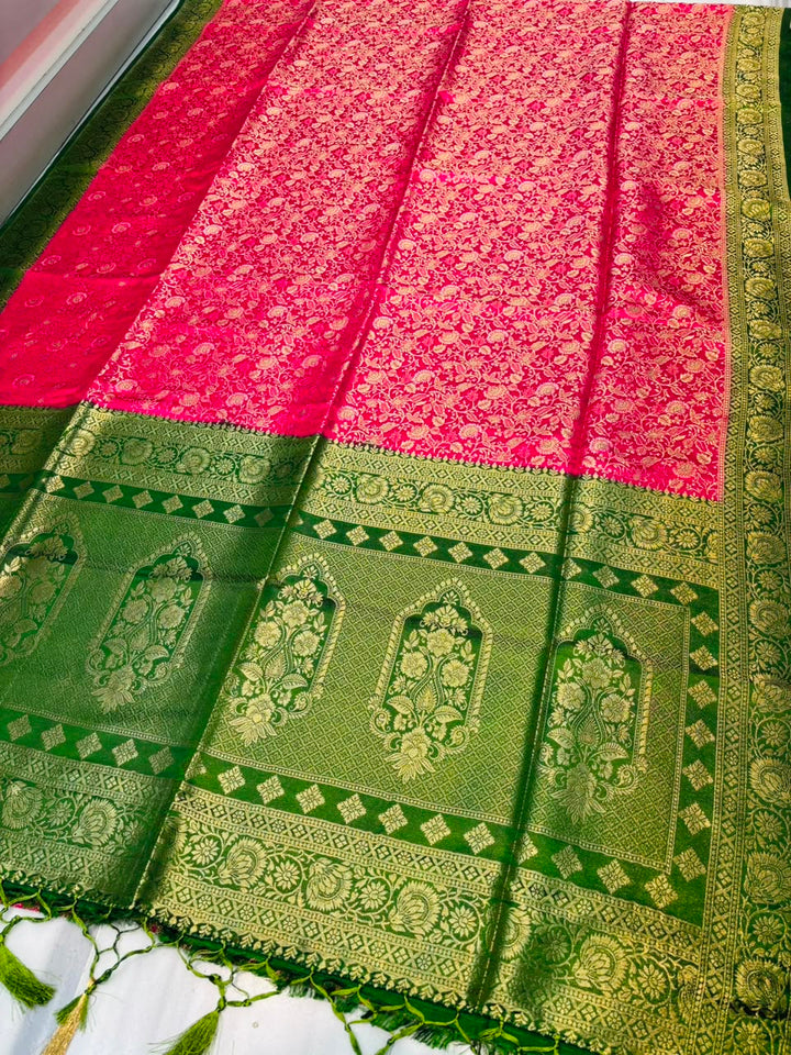 Aurelia Royale Crepe Khaddi Silk Saree