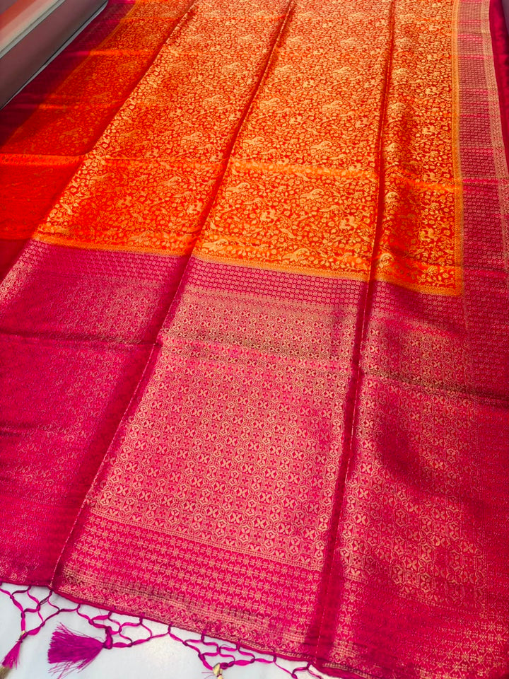 The Throne You Deserve Crepe Khaddi Silk Saree