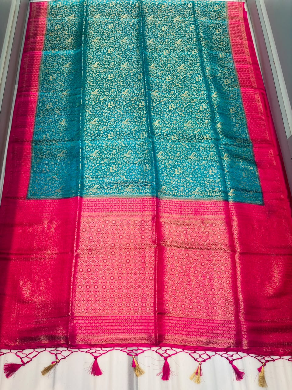 The Throne You Deserve Crepe Khaddi Silk Saree