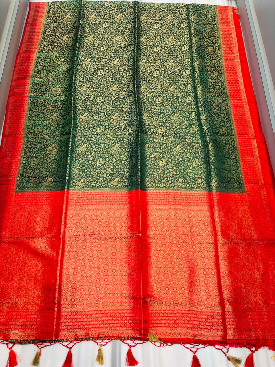 The Throne You Deserve Crepe Khaddi Silk Saree