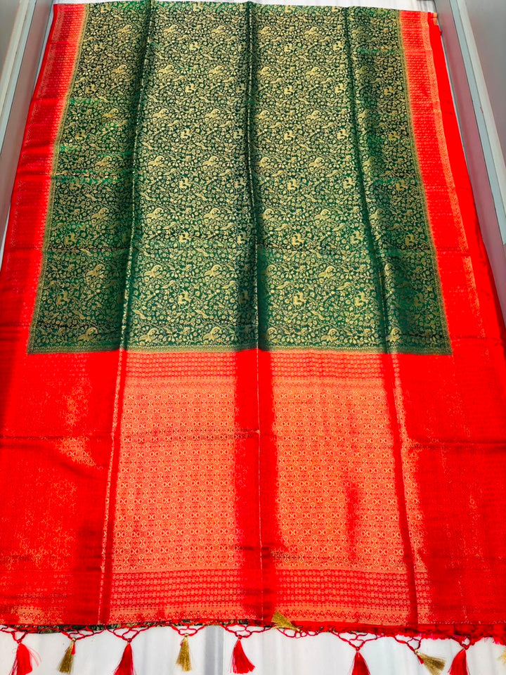 The Throne You Deserve Crepe Khaddi Silk Saree