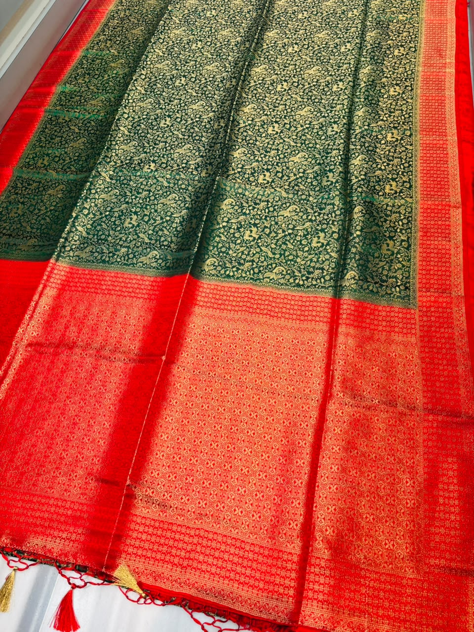The Throne You Deserve Crepe Khaddi Silk Saree