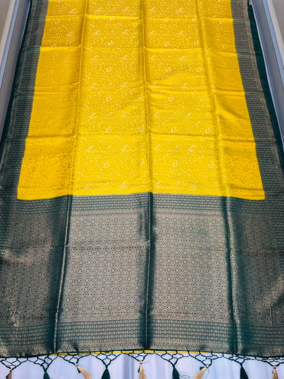 The Throne You Deserve Crepe Khaddi Silk Saree