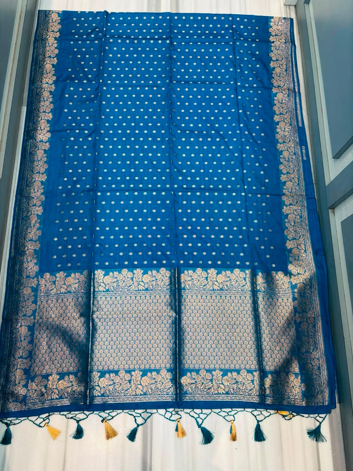 A Journey Called Dreams- Banarasi Semi Katan Silk Saree
