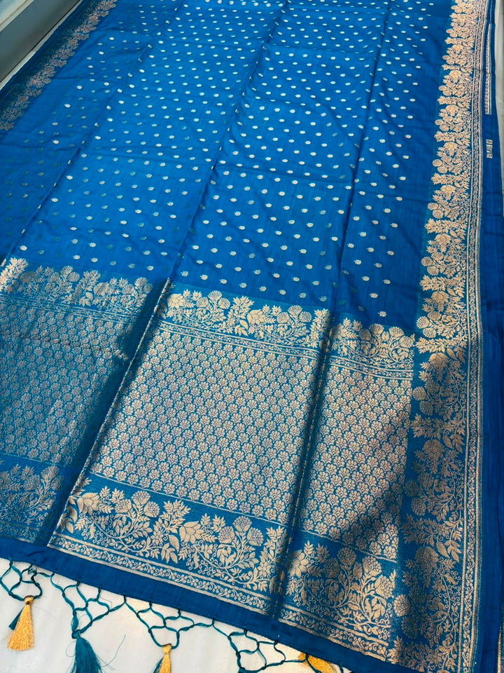 A Journey Called Dreams- Banarasi Semi Katan Silk Saree
