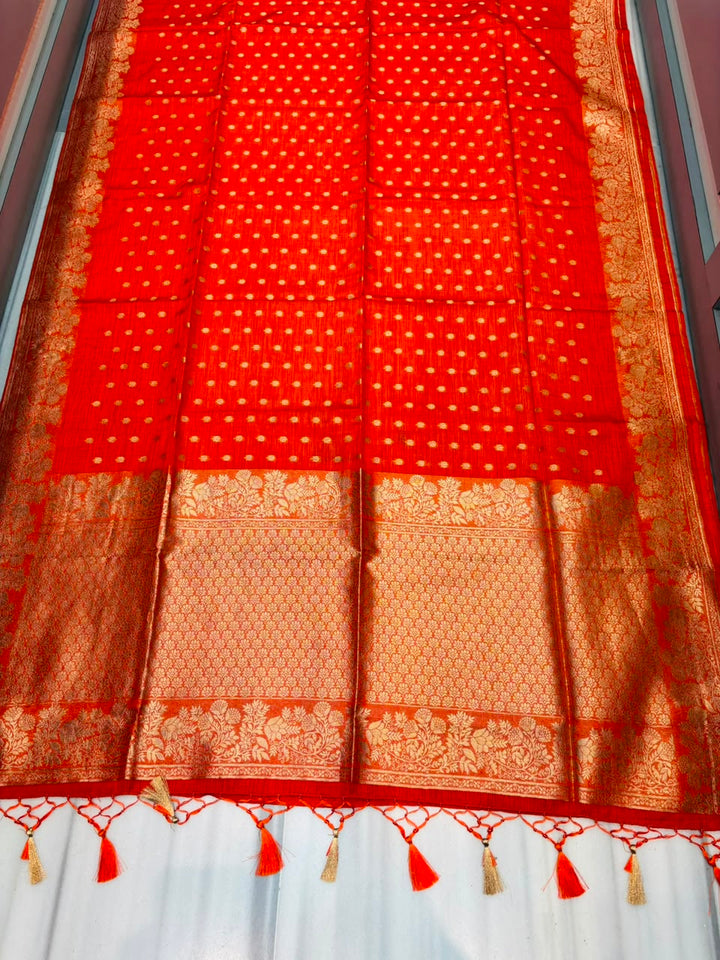A Journey Called Dreams- Banarasi Semi Katan Silk Saree