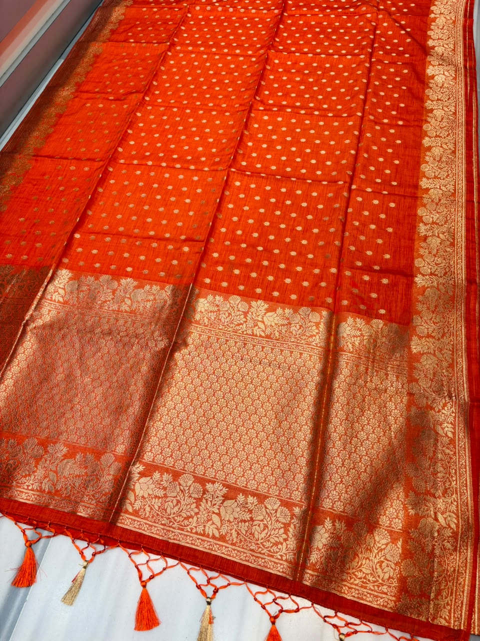 A Journey Called Dreams- Banarasi Semi Katan Silk Saree