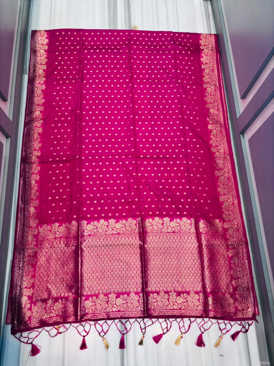 A Journey Called Dreams- Banarasi Semi Katan Silk Saree