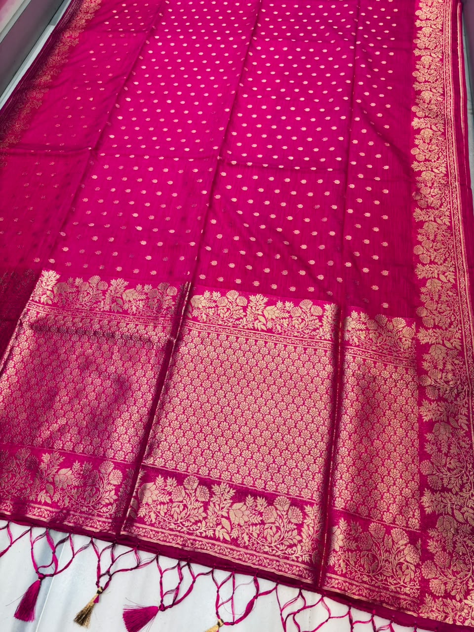 A Journey Called Dreams- Banarasi Semi Katan Silk Saree