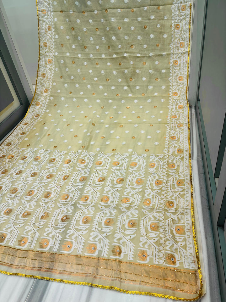 Sonar Alo  Katdana Jamdani Saree