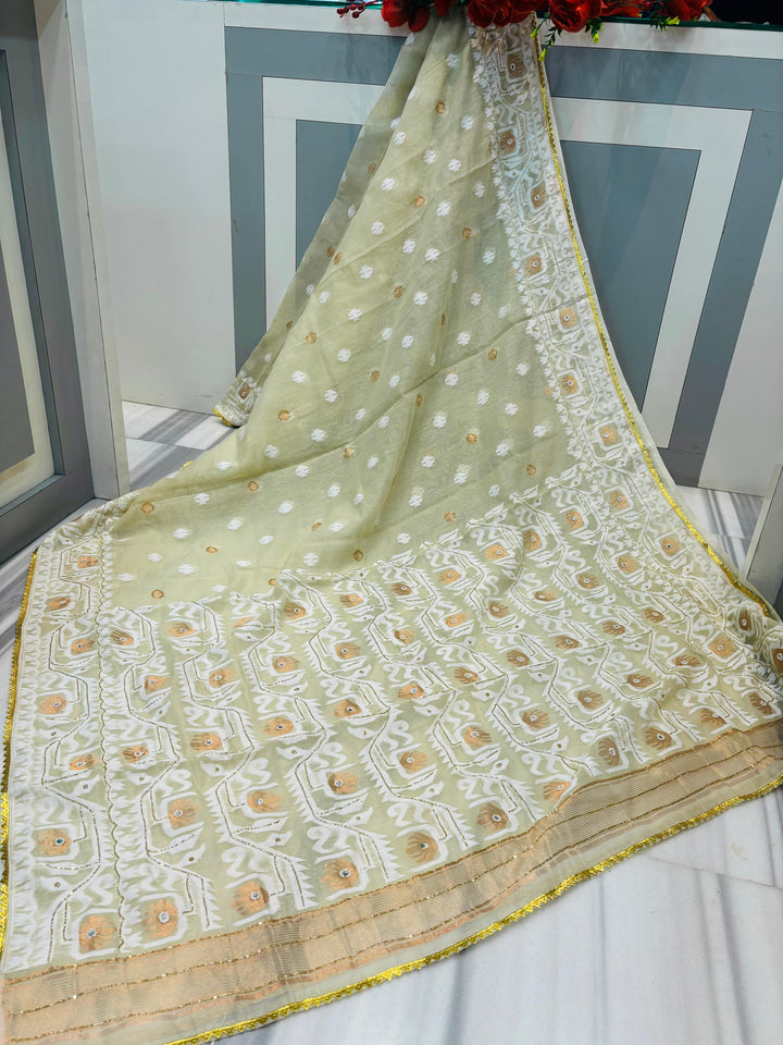 Sonar Alo  Katdana Jamdani Saree